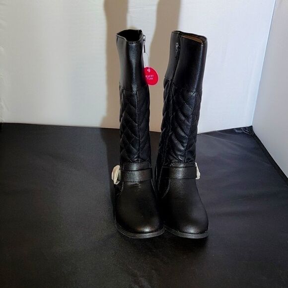 BRAND NEW SO MEMORY FOAM COMFORT AND SUPPORT AURORAA BLACK KID BOOT - Picture 2 of 13